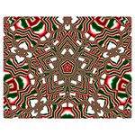 Christmas-kaleidoscope Double Sided Flano Blanket (Medium)  60 x50  Blanket Front