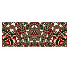 Christmas-kaleidoscope Banner And Sign 8  X 3  by artworkshop