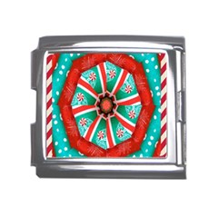 Christmas Kaleidoscope Mega Link Italian Charm (18mm)