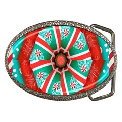 Christmas Kaleidoscope Belt Buckles by artworkshop