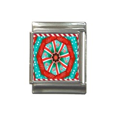 Christmas Kaleidoscope Italian Charm (13mm)