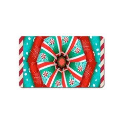 Christmas Kaleidoscope Magnet (name Card) by artworkshop