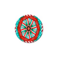 Christmas Kaleidoscope Golf Ball Marker (10 Pack) by artworkshop