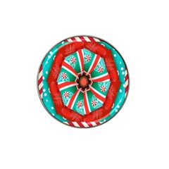 Christmas Kaleidoscope Hat Clip Ball Marker (10 Pack) by artworkshop