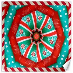 Christmas Kaleidoscope Canvas 20  X 20  by artworkshop