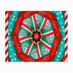 Christmas Kaleidoscope Small Glasses Cloth (2 Sides) by artworkshop