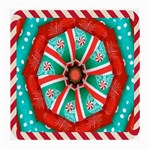 Christmas kaleidoscope Medium Glasses Cloth Front