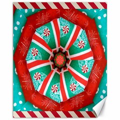 Christmas Kaleidoscope Canvas 11  X 14  by artworkshop