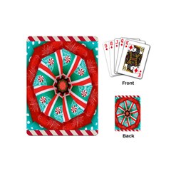 Christmas Kaleidoscope Playing Cards Single Design (mini) by artworkshop