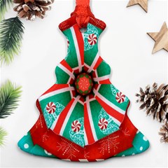 Christmas Kaleidoscope Christmas Tree Ornament (two Sides) by artworkshop