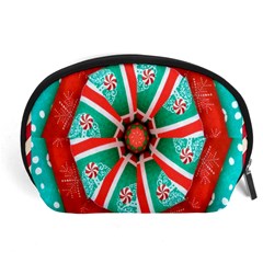 Christmas Kaleidoscope Accessory Pouch (large) by artworkshop