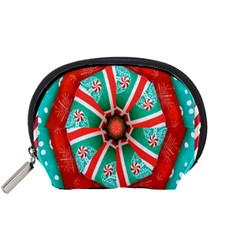 Christmas Kaleidoscope Accessory Pouch (small) by artworkshop