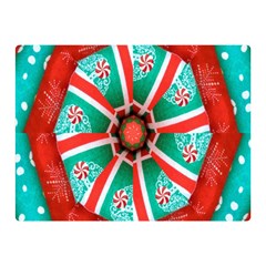 Christmas Kaleidoscope Double Sided Flano Blanket (mini)  by artworkshop