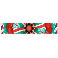 Christmas Kaleidoscope Large Flano Scarf  by artworkshop