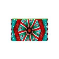 Christmas Kaleidoscope Cosmetic Bag (xs) by artworkshop