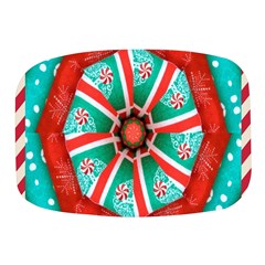 Christmas Kaleidoscope Mini Square Pill Box by artworkshop