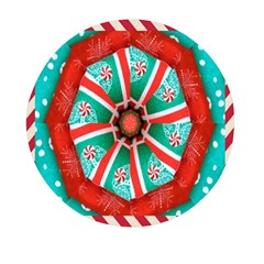 Christmas Kaleidoscope Mini Round Pill Box (pack Of 3) by artworkshop