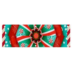 Christmas Kaleidoscope Banner And Sign 6  X 2  by artworkshop