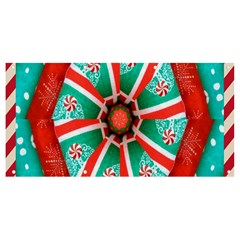 Christmas Kaleidoscope Banner And Sign 8  X 4  by artworkshop