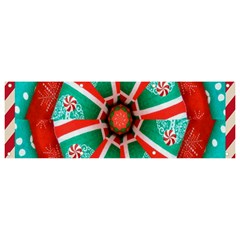 Christmas Kaleidoscope Banner And Sign 9  X 3  by artworkshop