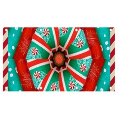 Christmas Kaleidoscope Banner And Sign 7  X 4  by artworkshop