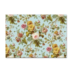 Flowers Vintage Floral Sticker A4 (10 Pack) by artworkshop