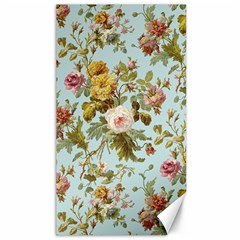 Flowers Vintage Floral Canvas 40  X 72 