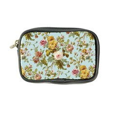 Flowers Vintage Floral Coin Purse by artworkshop