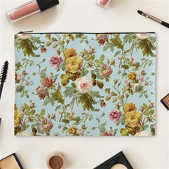 Flowers Vintage Floral Cosmetic Bag (xl) by artworkshop