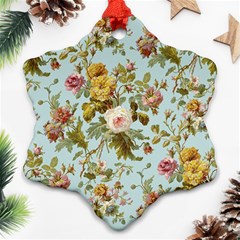 Flowers Vintage Floral Ornament (snowflake) by artworkshop