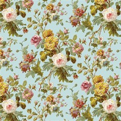 Flowers Vintage Floral Play Mat (square) by artworkshop