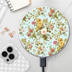 Flowers Vintage Floral Wireless Charger by artworkshop