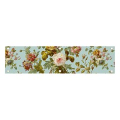 Flowers Vintage Floral Banner And Sign 4  X 1 