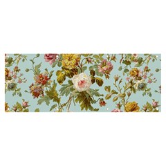 Flowers Vintage Floral Banner And Sign 8  X 3 