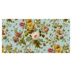 Flowers Vintage Floral Banner And Sign 6  X 3 