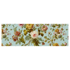 Flowers Vintage Floral Banner And Sign 12  X 4 