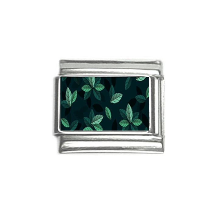 Leaves Pattern Italian Charm (9mm)