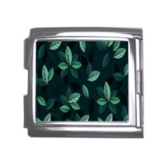 Leaves Pattern Mega Link Italian Charm (18mm) by artworkshop