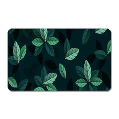 Leaves Pattern Magnet (rectangular) by artworkshop