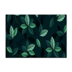 Leaves Pattern Sticker A4 (10 Pack) by artworkshop