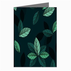 Leaves Pattern Greeting Cards (pkg Of 8)