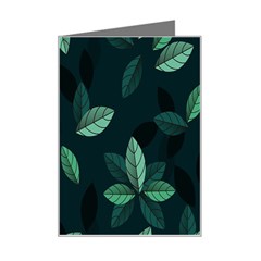 Leaves Pattern Mini Greeting Card