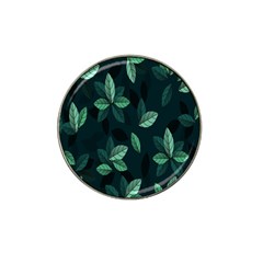 Leaves Pattern Hat Clip Ball Marker by artworkshop