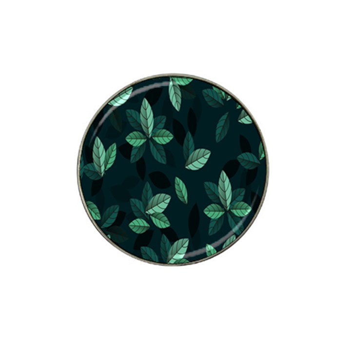 Leaves Pattern Hat Clip Ball Marker (10 pack)