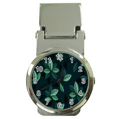 Leaves Pattern Money Clip Watches by artworkshop