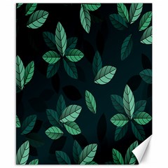 Leaves Pattern Canvas 8  X 10  by artworkshop