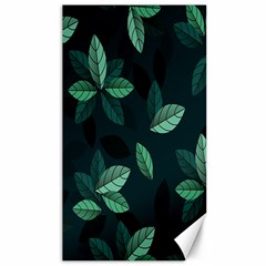 Leaves Pattern Canvas 40  X 72 