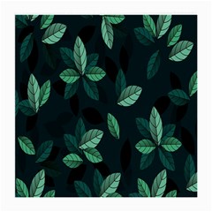 Leaves Pattern Medium Glasses Cloth (2 Sides) by artworkshop