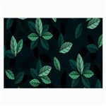 Leaves Pattern Large Glasses Cloth (2 Sides) Front