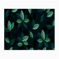 Leaves Pattern Small Glasses Cloth (2 Sides) by artworkshop